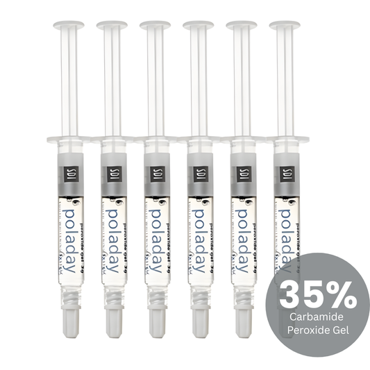 PolaDay CP 35% Carbamide Peroxide Teeth Whitening Gel: 1.3ml Refill Syringes Whitening Oral Gel