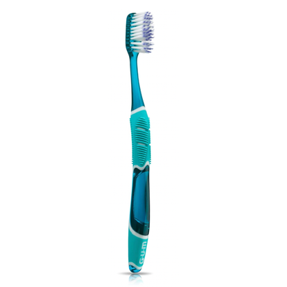 GUM 524 Technique Deep Clean Toothbrush: Compact Head, Soft Bristles for Adults with Sensitive Gums