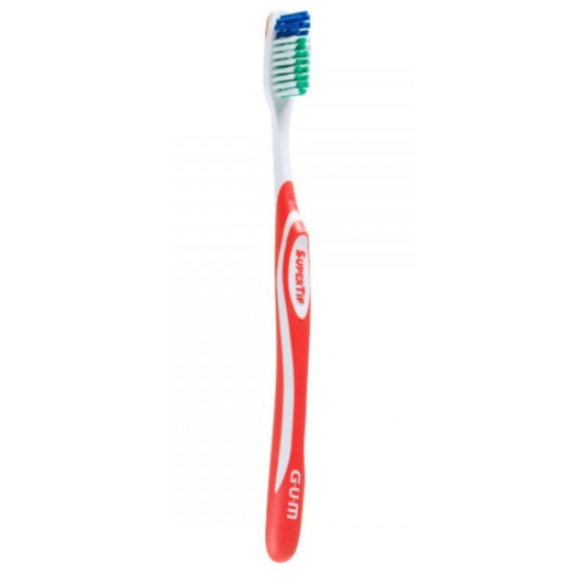GUM 464 Super Tip Toothbrush: Full Head, Sensitive Bristles