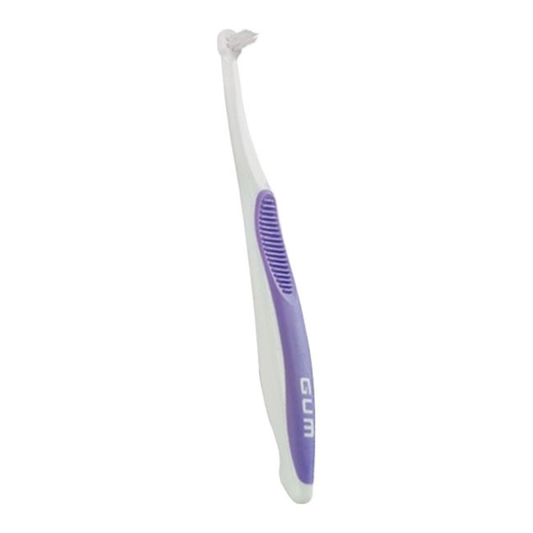 GUM 308 End-Tuft Toothbrush: Small Head, Tapered Trim