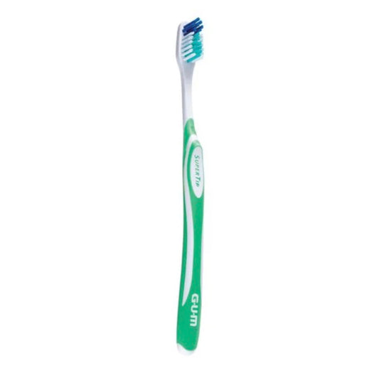 GUM 465 Super Tip Toothbrush: Compact Head, Sensitive Bristles
